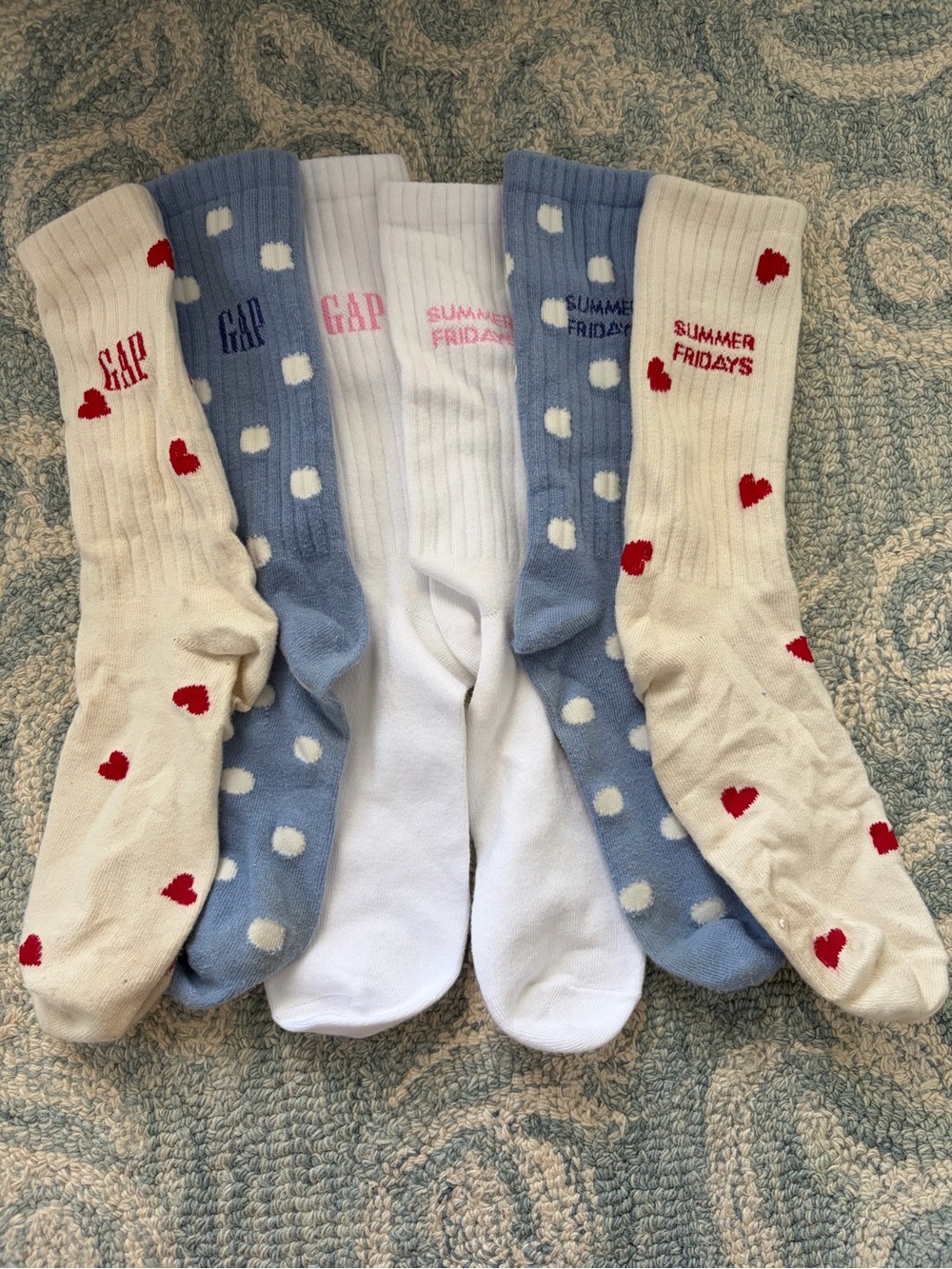 Summer Fridays by GAP socks washed never worn EUC